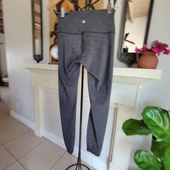 LULULEMON Heather Graphite Gray Leggings - Picture 8 of 13